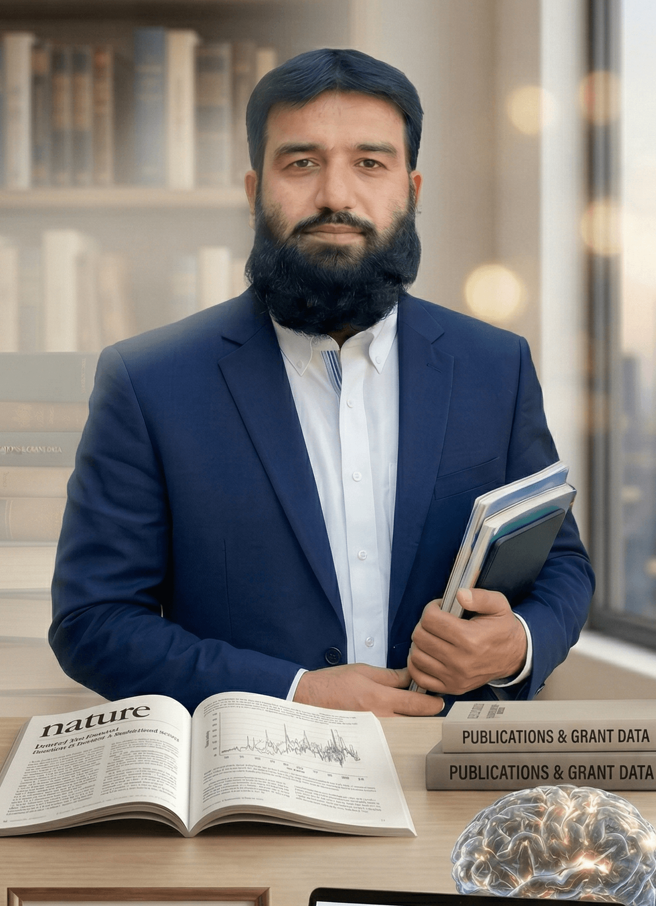 Academic AI integration mobile background